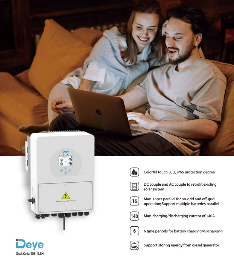 Hybrid Inverter SUN-3/3.6/5/6K-SG04LP1-EU